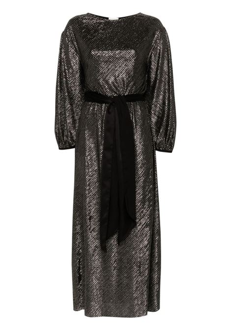 Silver belted maxi dress Forte forte - women FORTE FORTE | Dresses | 129058004